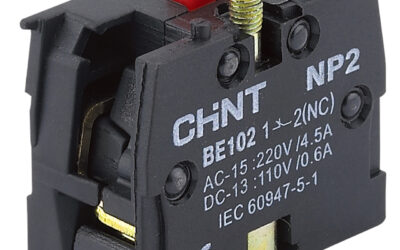 Contactos auxiliares para botón en cajas plásticas