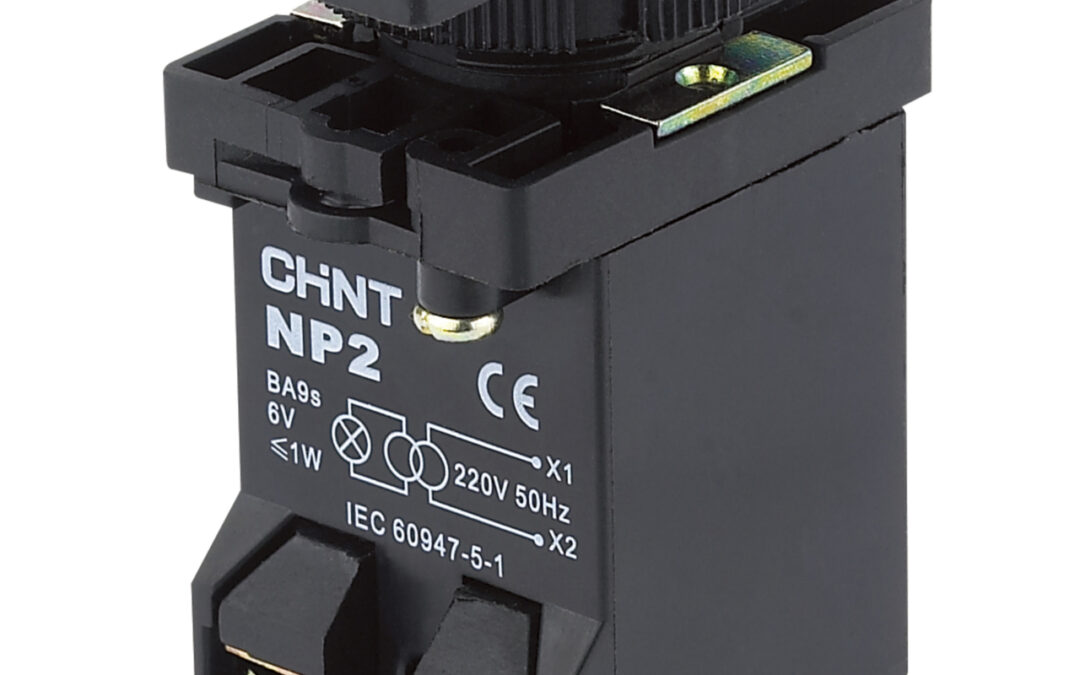 Botón de plástico doble NP2