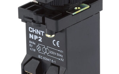 Botón de plástico doble NP2