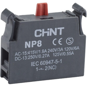 Contactos auxiliares para botón serie NP8