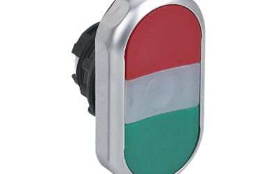 hg Botones plásticos doble