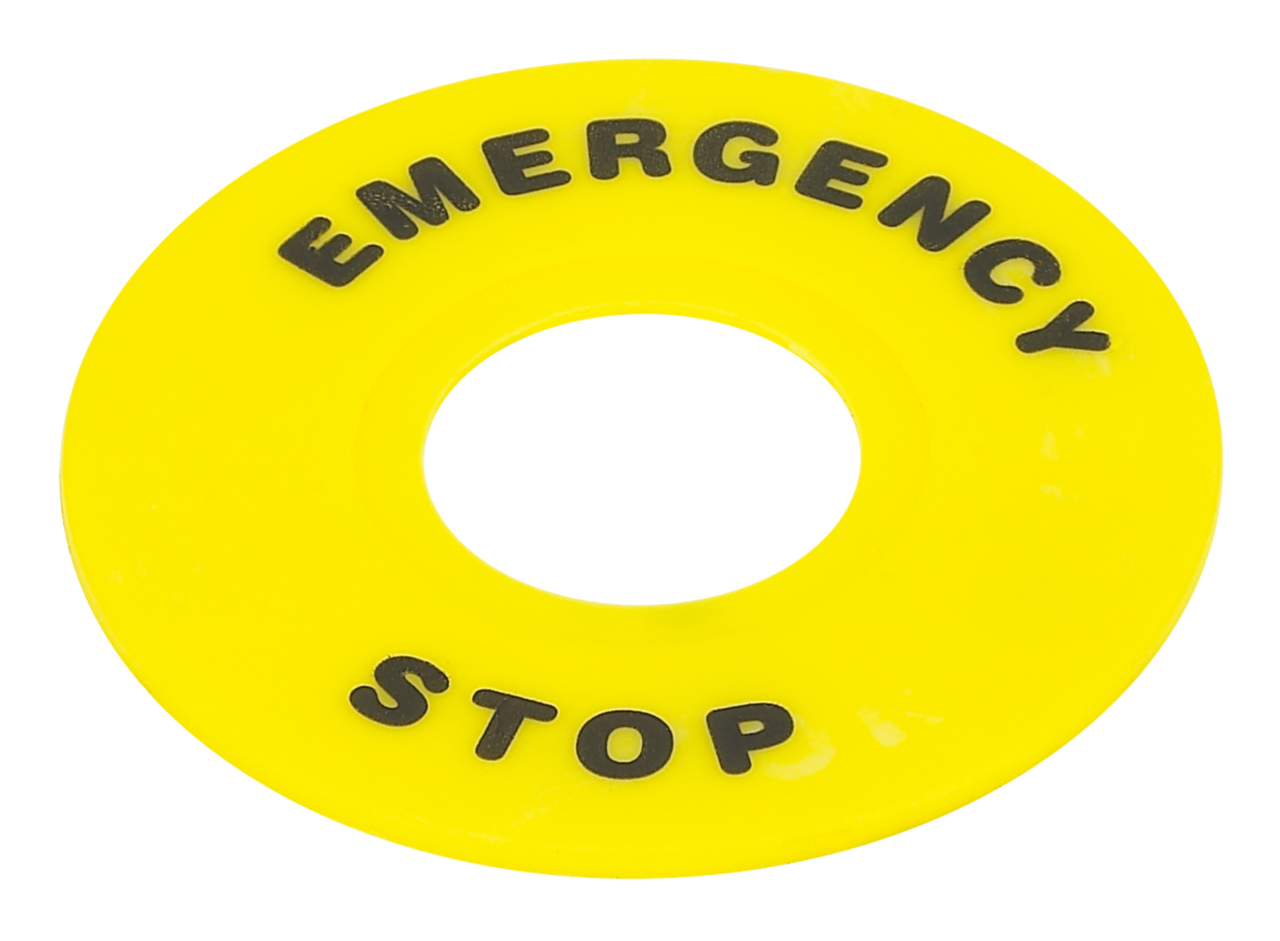 Placa de emergencia amarilla NP2-BY9330